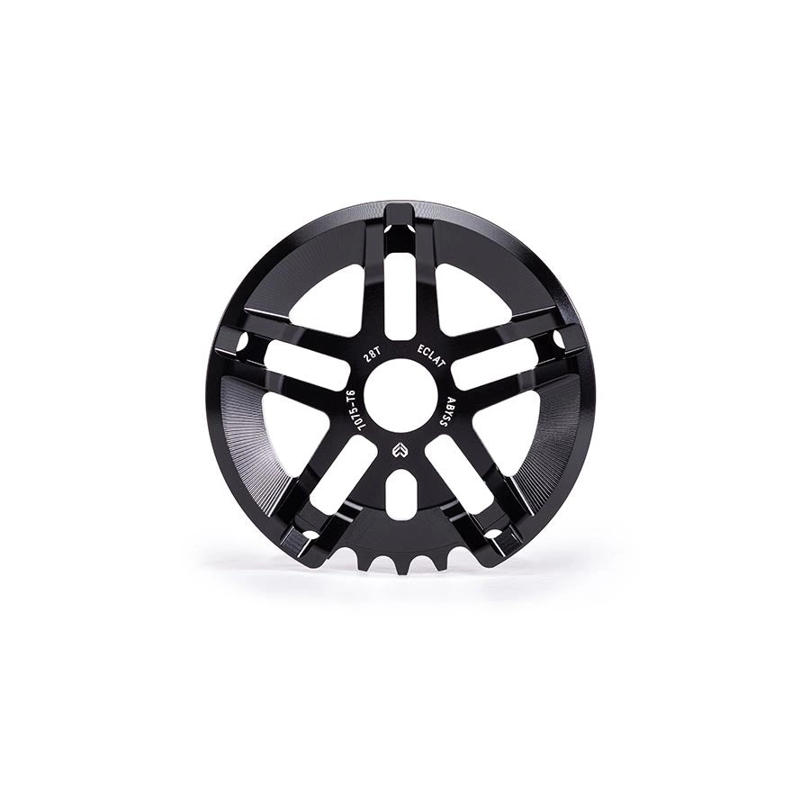 Abyss Guard Chainring Teeth: 28 7075-T6 Aluminum Black