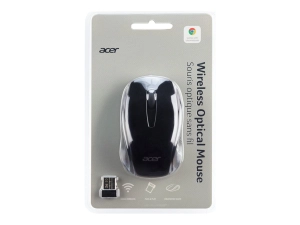 Acer AMR800 - Mouse - optical - 3 buttons - wireless - 2.4 GHz - black - retail - for Chromebook 31X; 51X; 71X; Chromebook Enterprise GP.MCE11.00S
