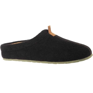 Acorn Men's Wool Slippers - Faux Wool Algae Infused, Black, X-Large | A19023BLKMXL