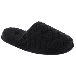 Acorn Women's Clog - Contoured Footbed Spa Quilted, Black, Small | A20123BLKWS