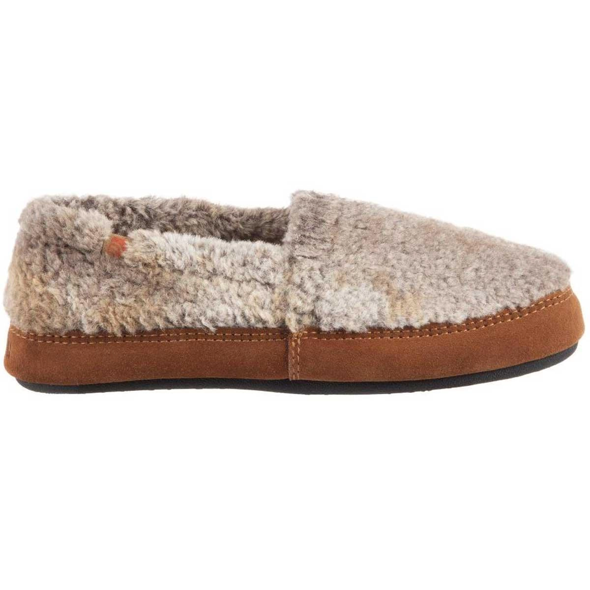 Acorn Women’s Moc Slippers - Original Non-Slip, Brown Berber, Small | A10080BOBWS