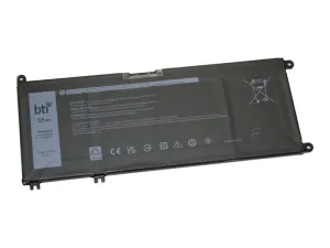 BTI - Notebook battery (equivalent to: Dell 4WN0Y) - 15.2 V - lithium ion - 4-cell - 3680 mAh - 56 Wh 4WN0Y-BTI