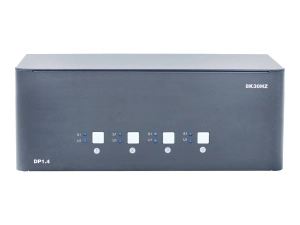 Bytecc KVM-DP4-4 - Video/audio switch - 8K, quad monitor - 4 x KVM / audio - 1 local user - desktop