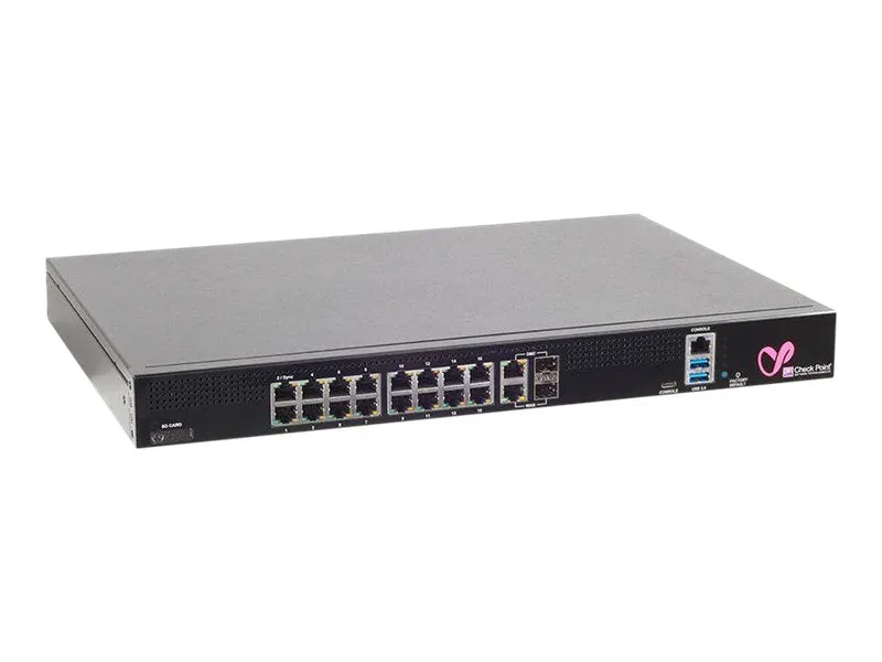 Check Point Quantum Spark 1600 - Security appliance - with 1 Year SandBlast (SNBT) Security Subscription Package and 1 Year Collaborative CPAP-SG1600-SNBT-CO-PREM-1Y