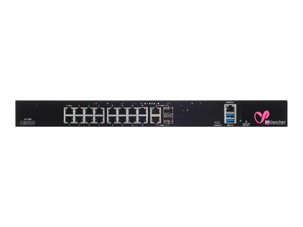 Check Point Quantum Spark 1600 - Security appliance - with 1 Year SandBlast (SNBT) Security Subscription Package and 5 Years CPAP-SG1600-SNBT-SS-PREMPRO-5Y