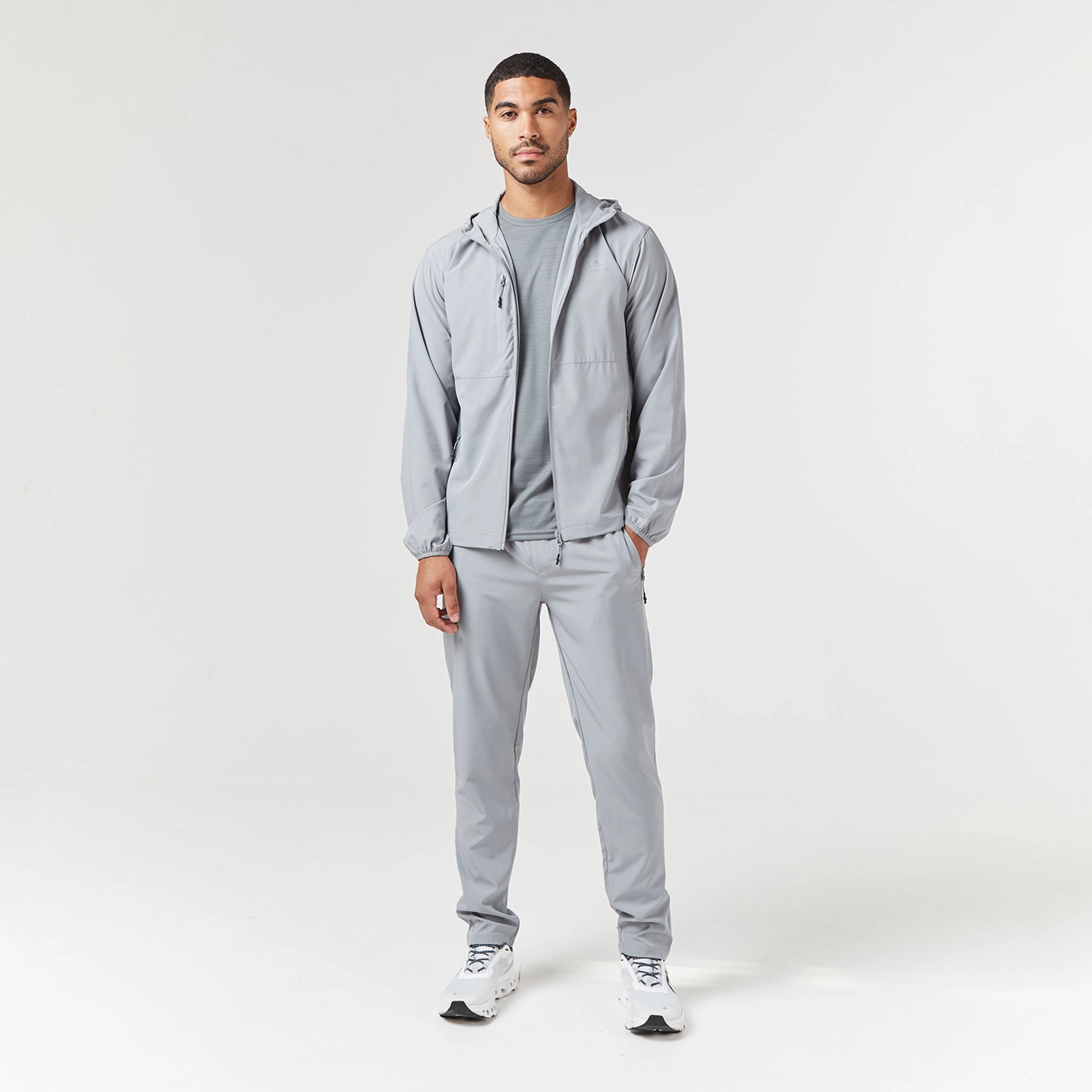 Cut & Sew Training Jacket | Mid Grey