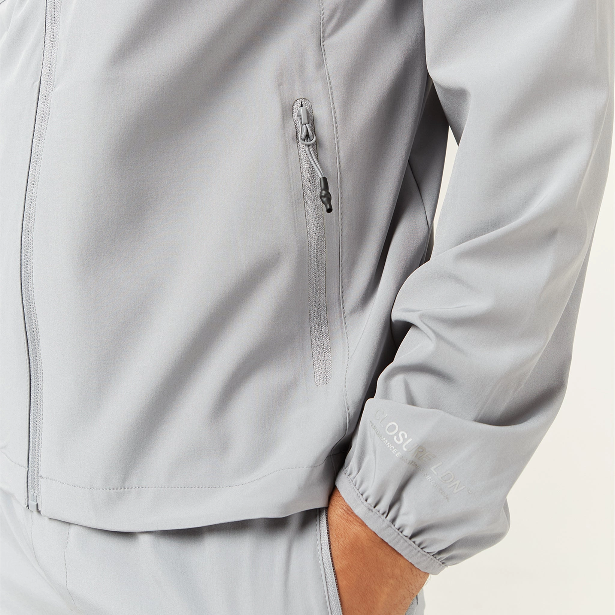 Cut & Sew Training Jacket | Mid Grey