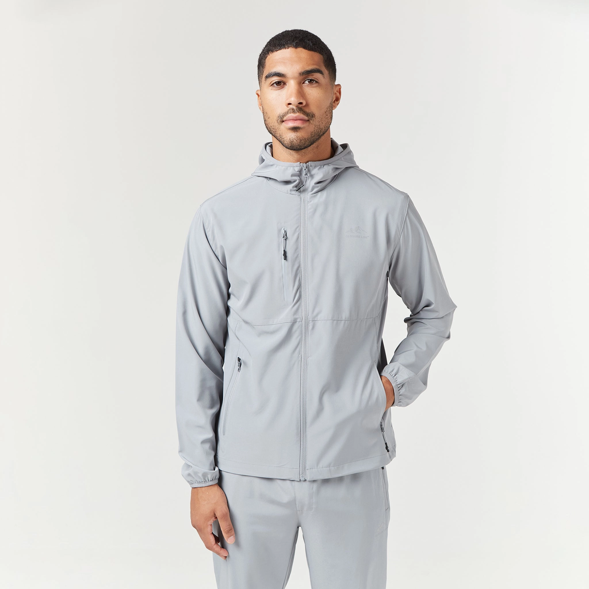 Cut & Sew Training Jacket | Mid Grey