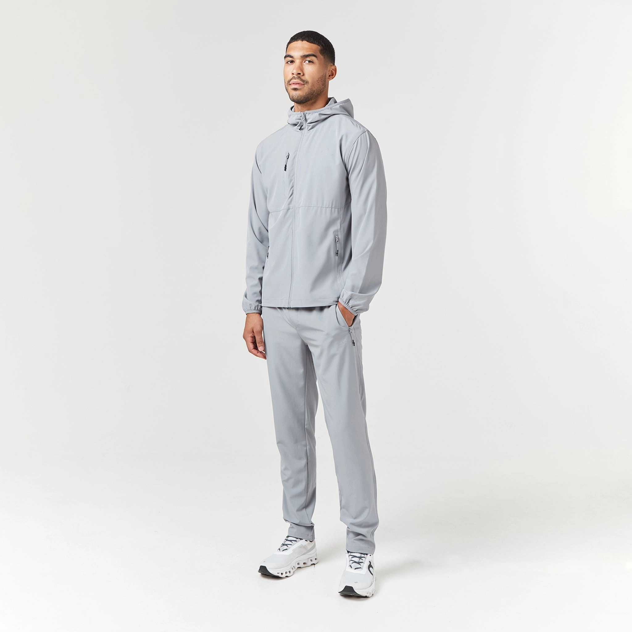 Cut & Sew Training Tracksuit | Mid Grey