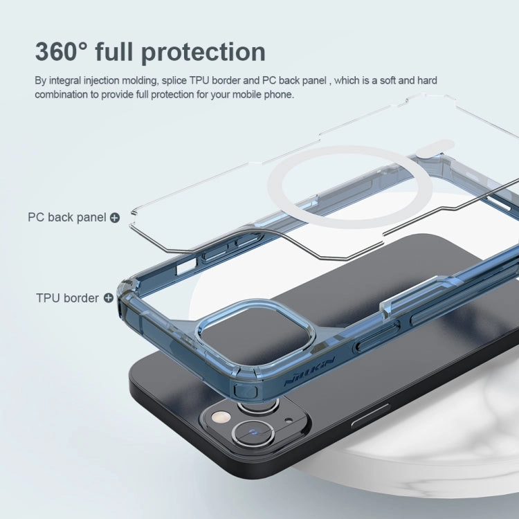For iPhone 13 NILLKIN Nature TPU Pro Magnetic Magsafe Phone Case