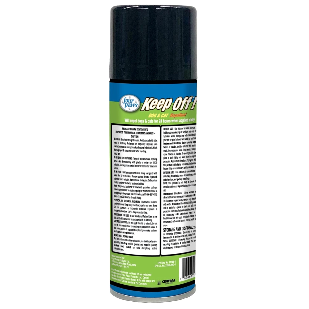 Four Paws Keep Off! Dog and Cat Repellent Outdoors & Indoors Spray