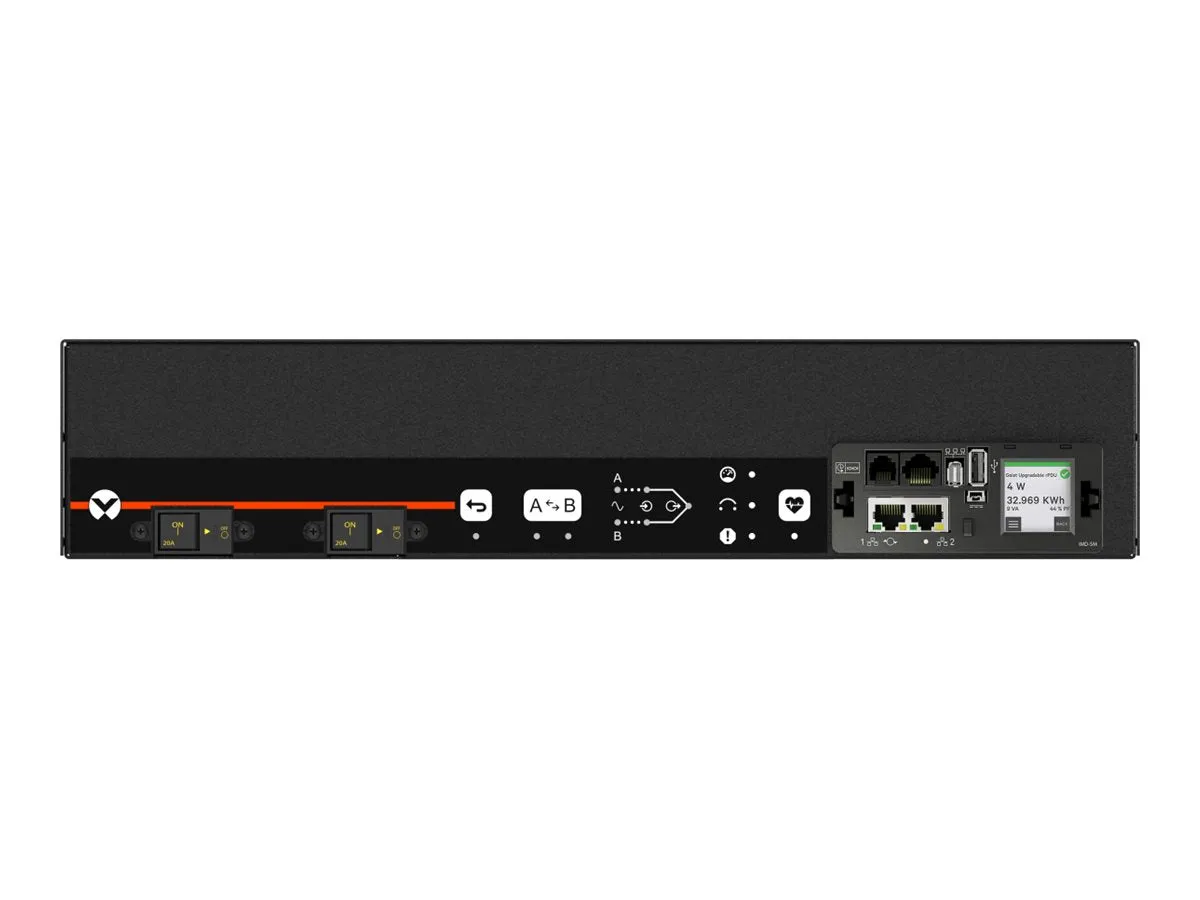 Geist Rack Transfer Switch Outlet Level Monitoring ANU5M2R6-12S203-3TL5TL5A011-D - Power distribution unit (rack-mountable) - VA7N32A0