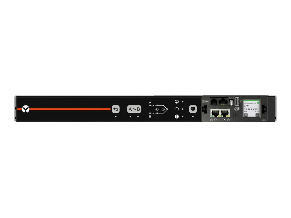 Geist Rack Transfer Switch Switched Outlet Level Monitoring ANU5M1R5-06S203-2TL5TL5A011-D - Power distribution unit (rack-mountable) VA7N21A1