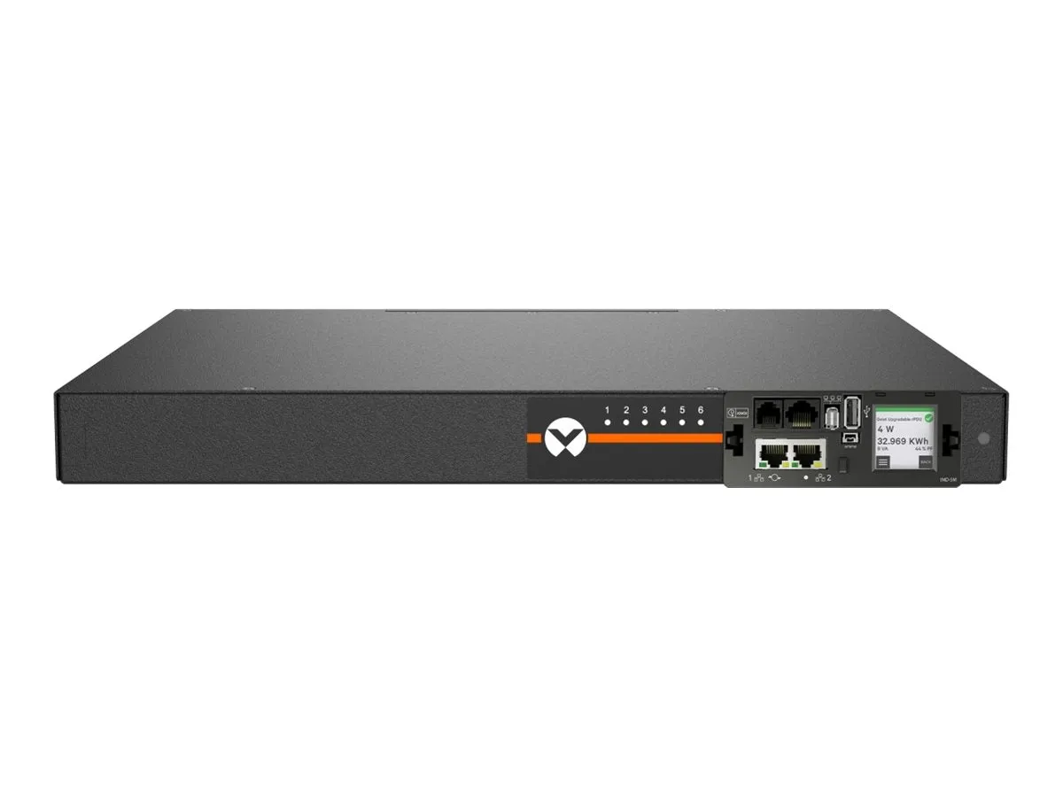 Geist Switched Unit Level Monitoring EC MUS5M1R0-06L137-1C14A9H00-S - Power distribution unit (rack-mountable) - AC 100-240 V VP5U11A0
