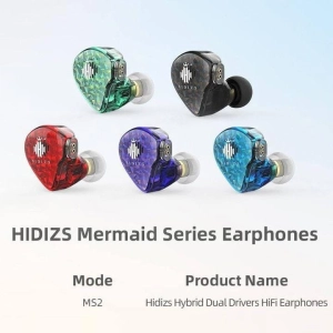 Hidizs MS2 Hybrid Dual Drivers(1 Knowles BA 1 DD)HiFi In-Ear Earphone