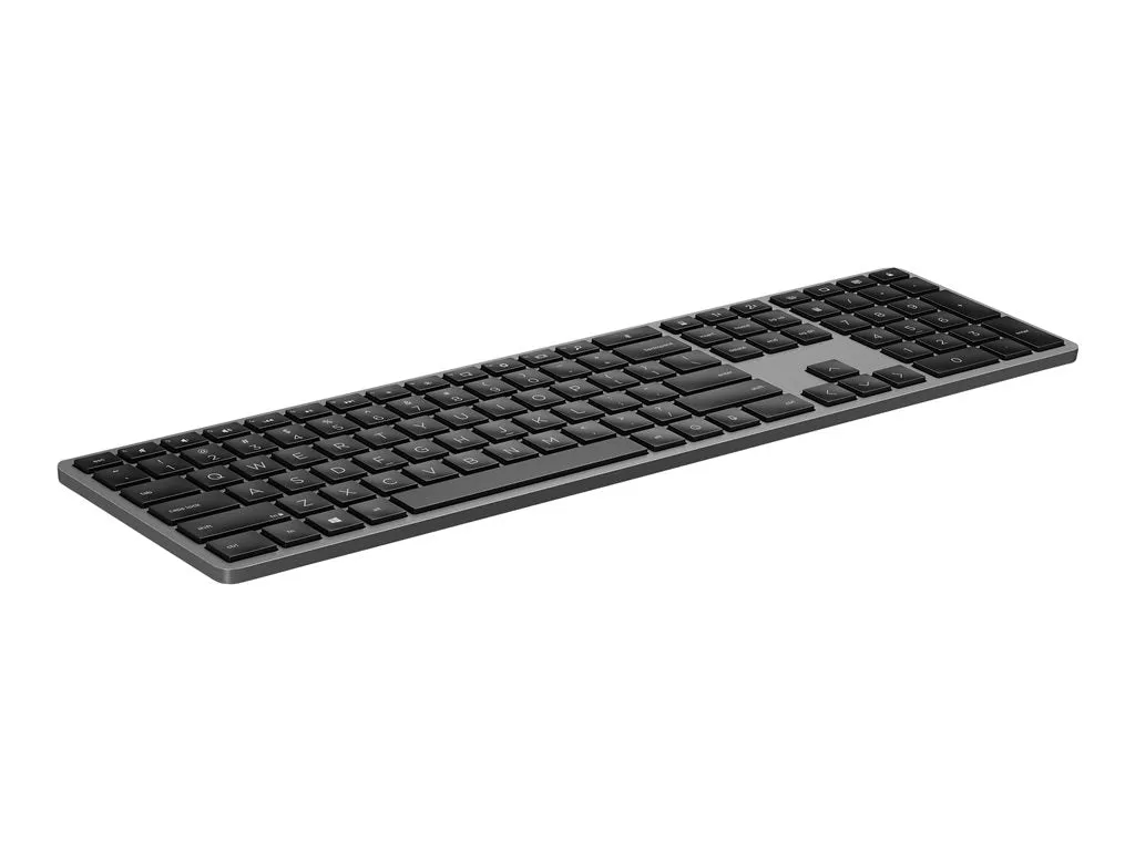 HP Dual Mode 975 - Keyboard - backlit - Bluetooth - QWERTY - US - for Elite Mobile Thin Client mt645 G7; ZBook Studio G9; ZBook 3Z726AA#ABA