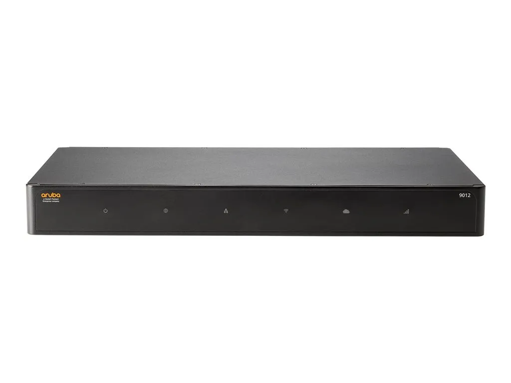 HPE Aruba 9012 (JP) - Gateway - 12 ports - 1GbE - ZigBee, NFC, Bluetooth - cloud-managed - BTO - rack-mountable - TAA Compliant R1B38A
