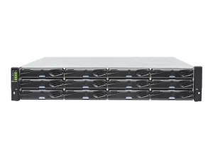 Infortrend EonStor DS 2000 Series 2012 - Gen 2 - hard drive array - 12 bays (SAS-3) - iSCSI (1 GbE), SAS 12Gb/s (external) - DS2012R2C000F-0032