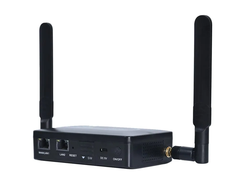 InHand CR202 - Wireless router - WWAN - Wi-Fi - 2.4 GHz - 4G - panel-mountable, wall-mountable CR202-NAC6-WLAN-B