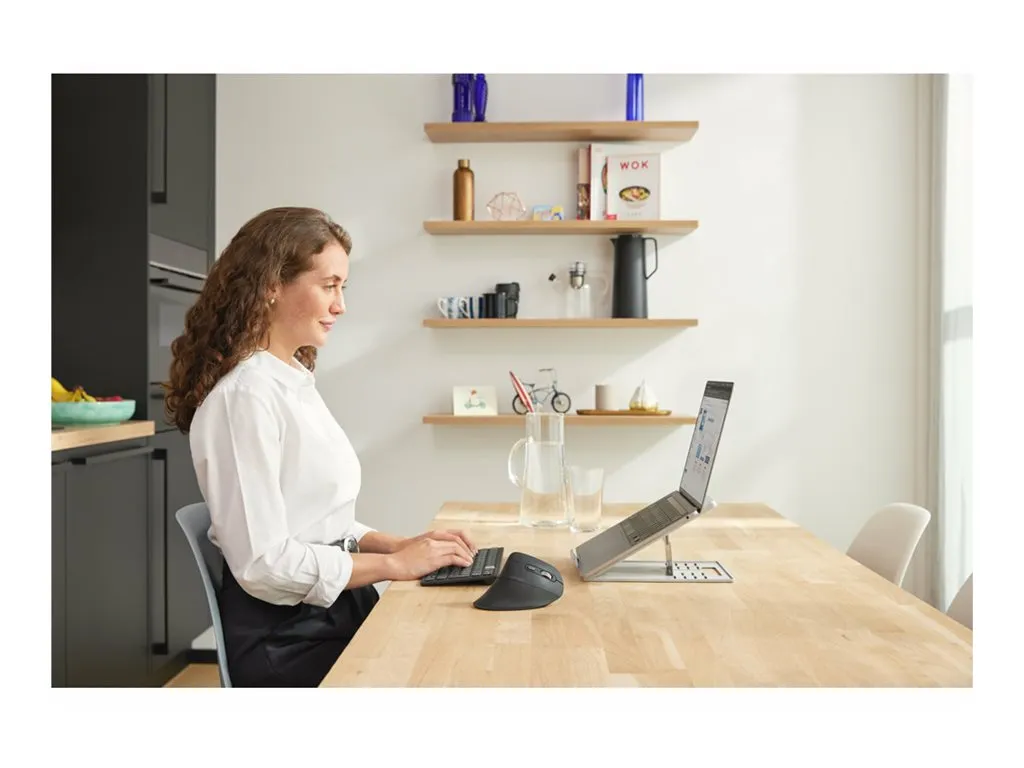 Kensington Pro Fit Ergo MY630 EQ - Vertical mouse - ergonomic - rechargeable - 5 buttons - wireless - 2.4 GHz, Bluetooth - USB K72484NA