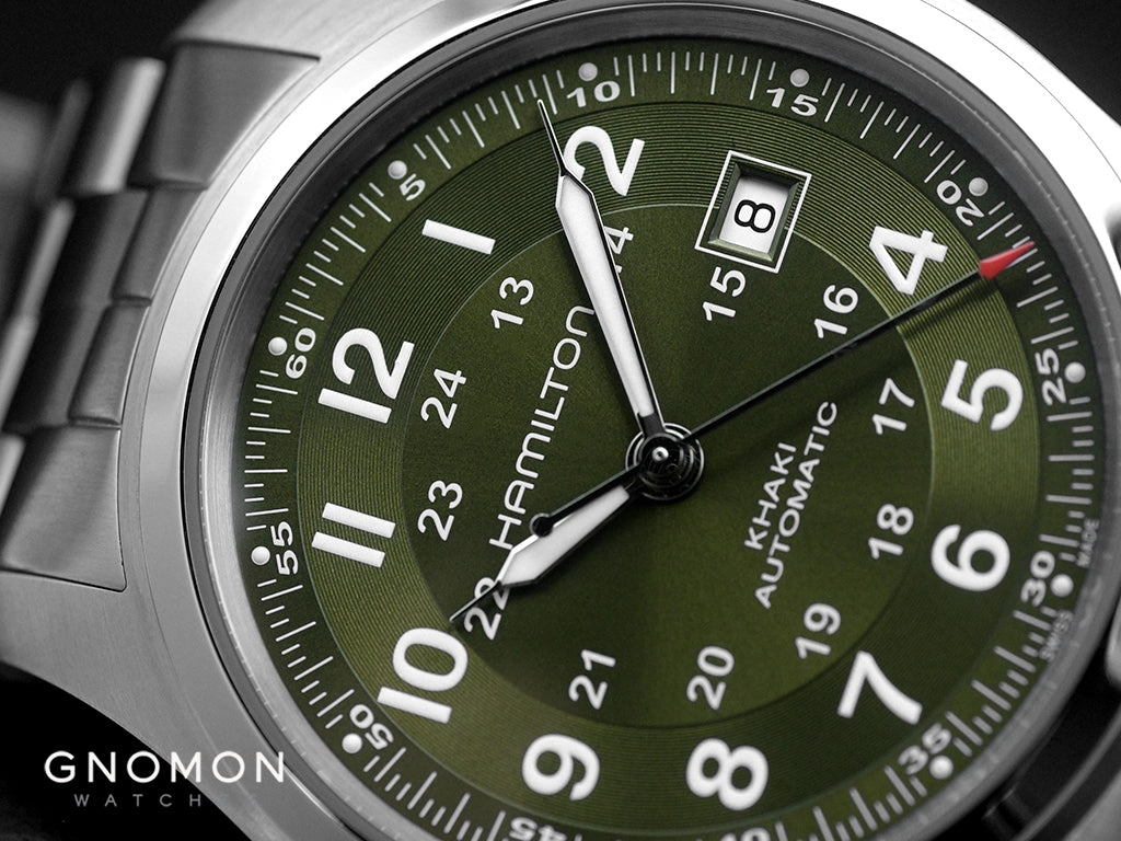 Khaki Field Automatic 38 Green - Bracelet Ref. H70455160
