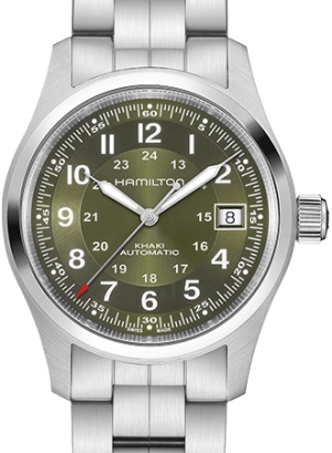 Khaki Field Automatic 38 Green - Bracelet Ref. H70455160