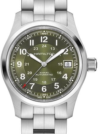 Khaki Field Automatic 38 Green - Bracelet Ref. H70455160