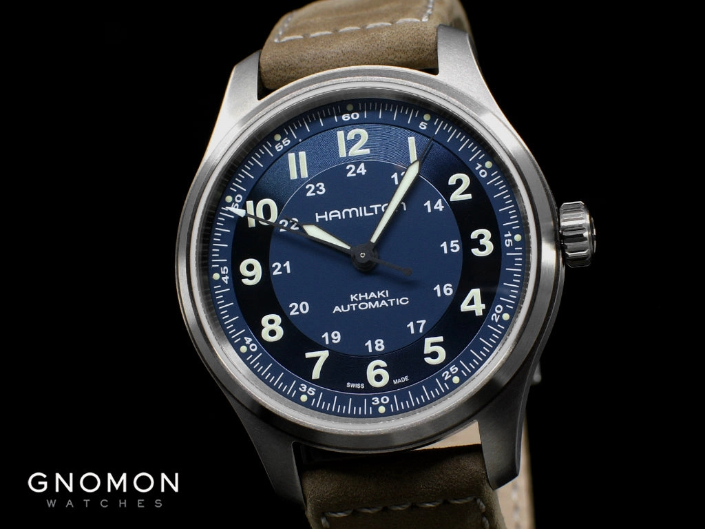 Khaki Field Titanium Auto 42 Blue Ref. H70545540