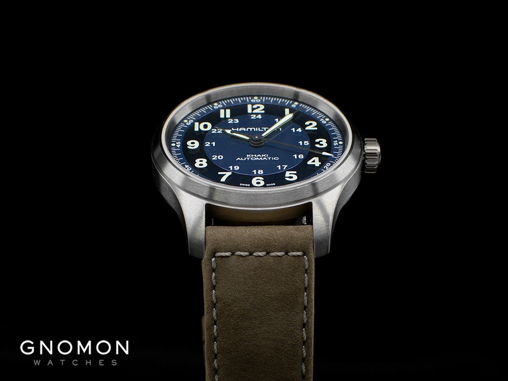 Khaki Field Titanium Auto 42 Blue Ref. H70545540