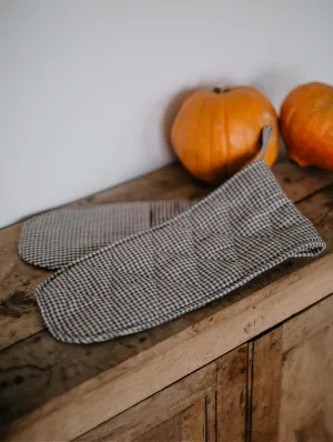 Linen Double Oven Mitt | Multiple Colours