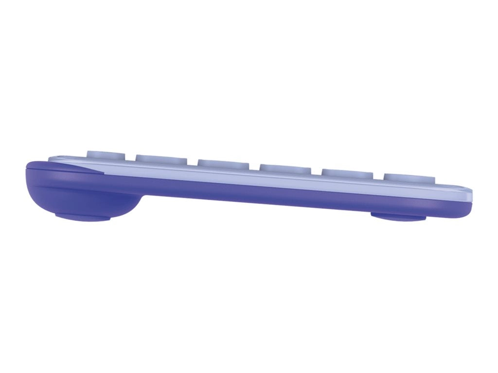 Logitech POP Icon Keys - Keyboard - wireless - Bluetooth LE - QWERTY - English - off-white, lilac 920-013050