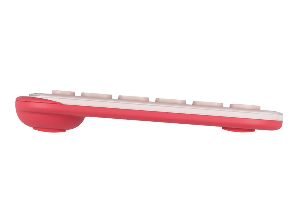 Logitech POP Icon Keys - Keyboard - wireless - Bluetooth LE - QWERTY - English - off-white, rose 920-013049