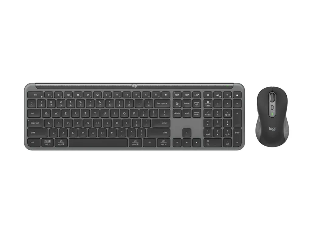 Logitech Signature MK955 Slim Combo for Business - Keyboard and mouse set - wireless - Bluetooth 5.1 LE 920-012427