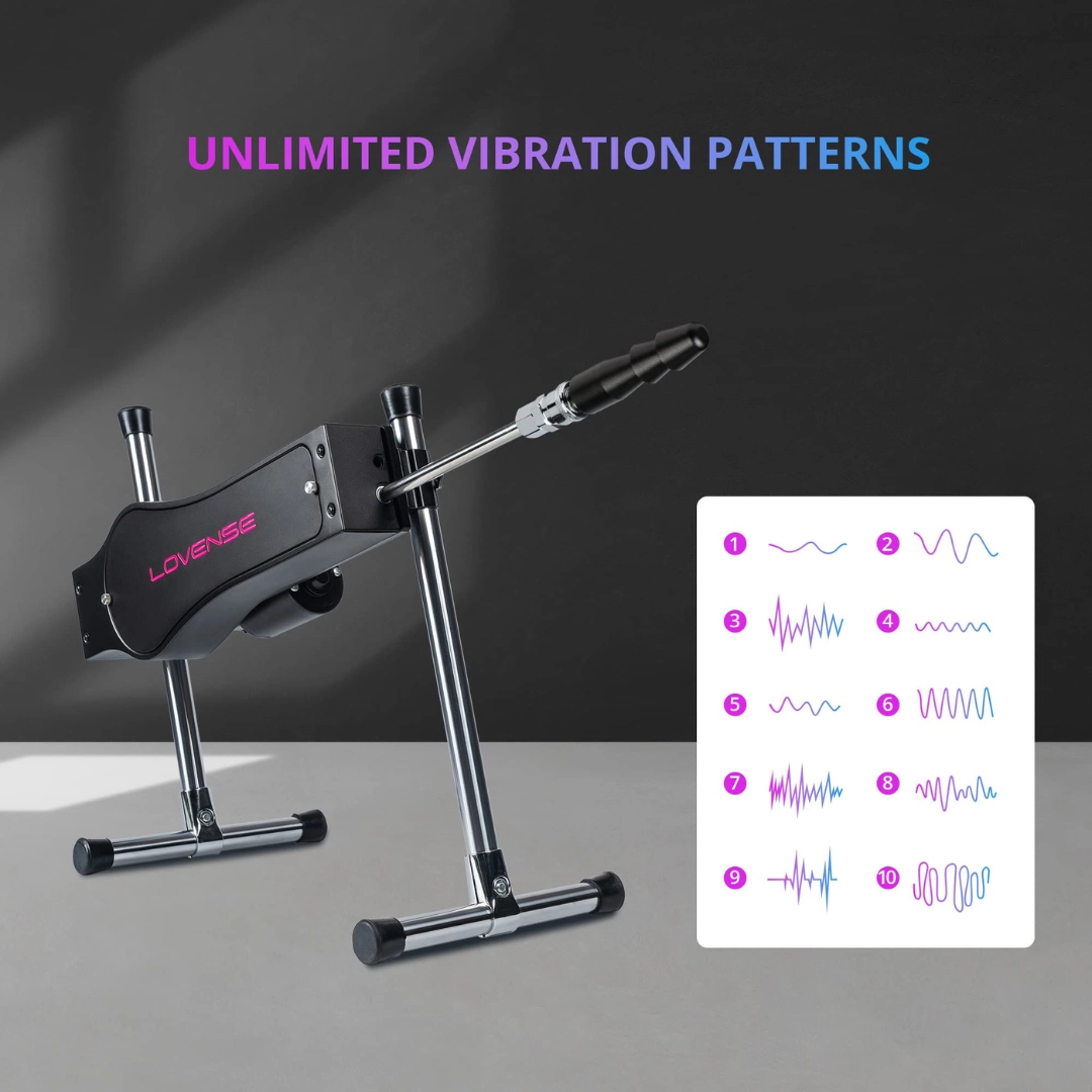 Lovense App Controlled Double Sided Thrusting Sex Machine