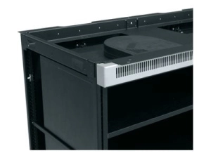 Middle Atlantic - Mounting component (air vent panel) - for AV rack - 2-bay - white C5-VENT2-WH