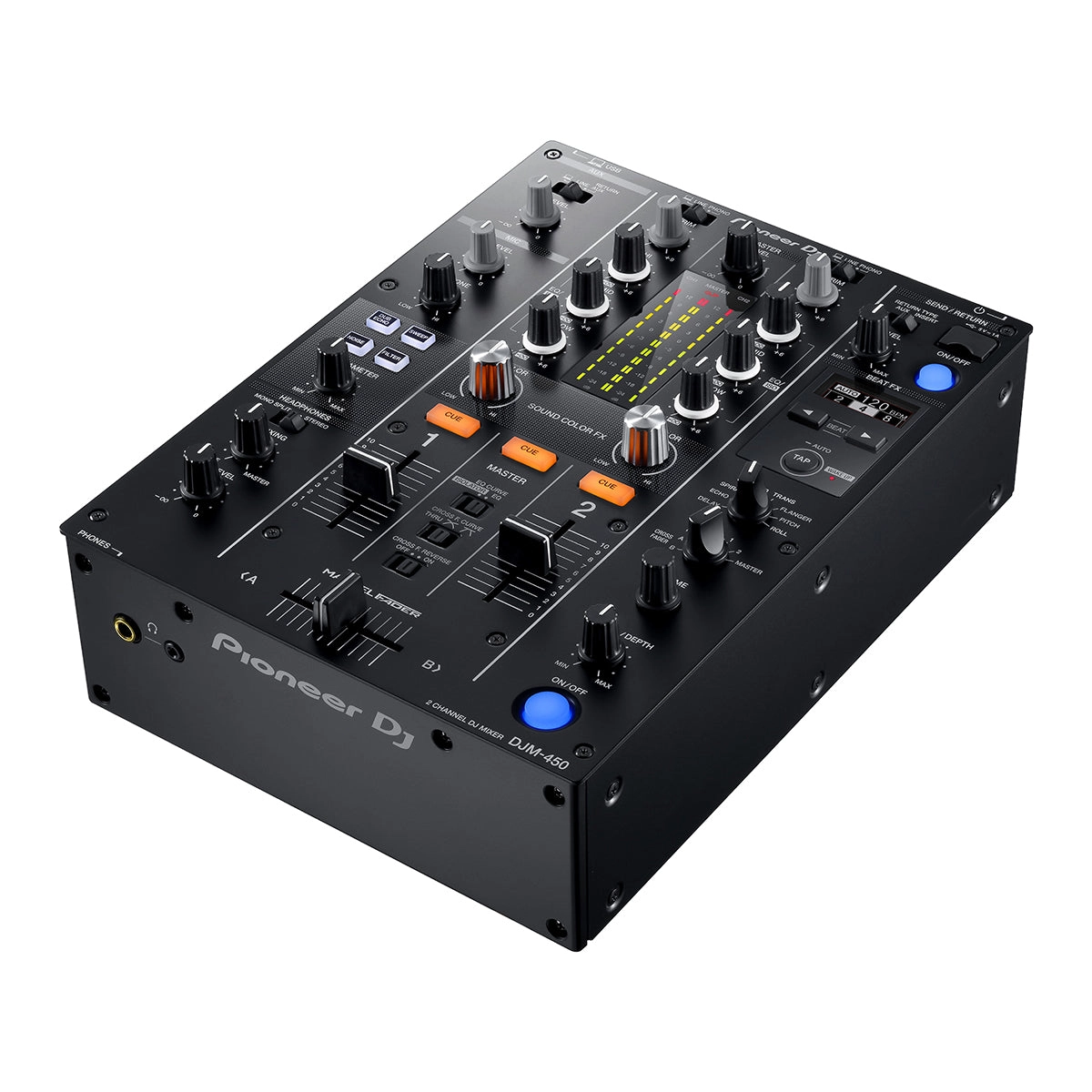 Pioneer DJ DJM-450 2-channel DJ Mixer with Beat FX