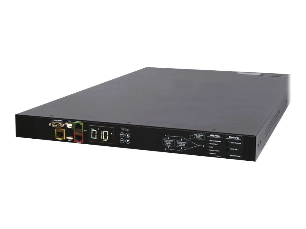 Raritan Intelligent Rack Transfer Switch PX3TS-5184CR - Power control unit (rack-mountable) - AC 200-240 V - Ethernet 10/100,