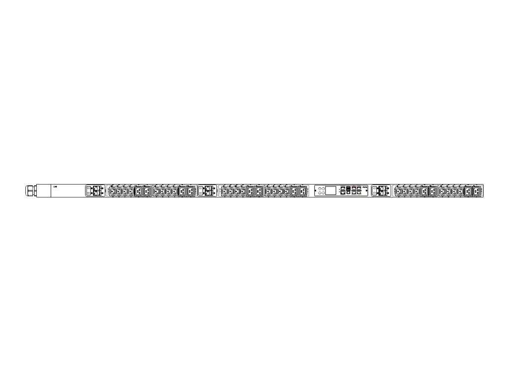 Raritan PX intelligent PX3-5731V-V2 - Power distribution unit (rack-mountable) - AC 415 V - 17300 VA - 3-phase WYE (star) - Ethernet