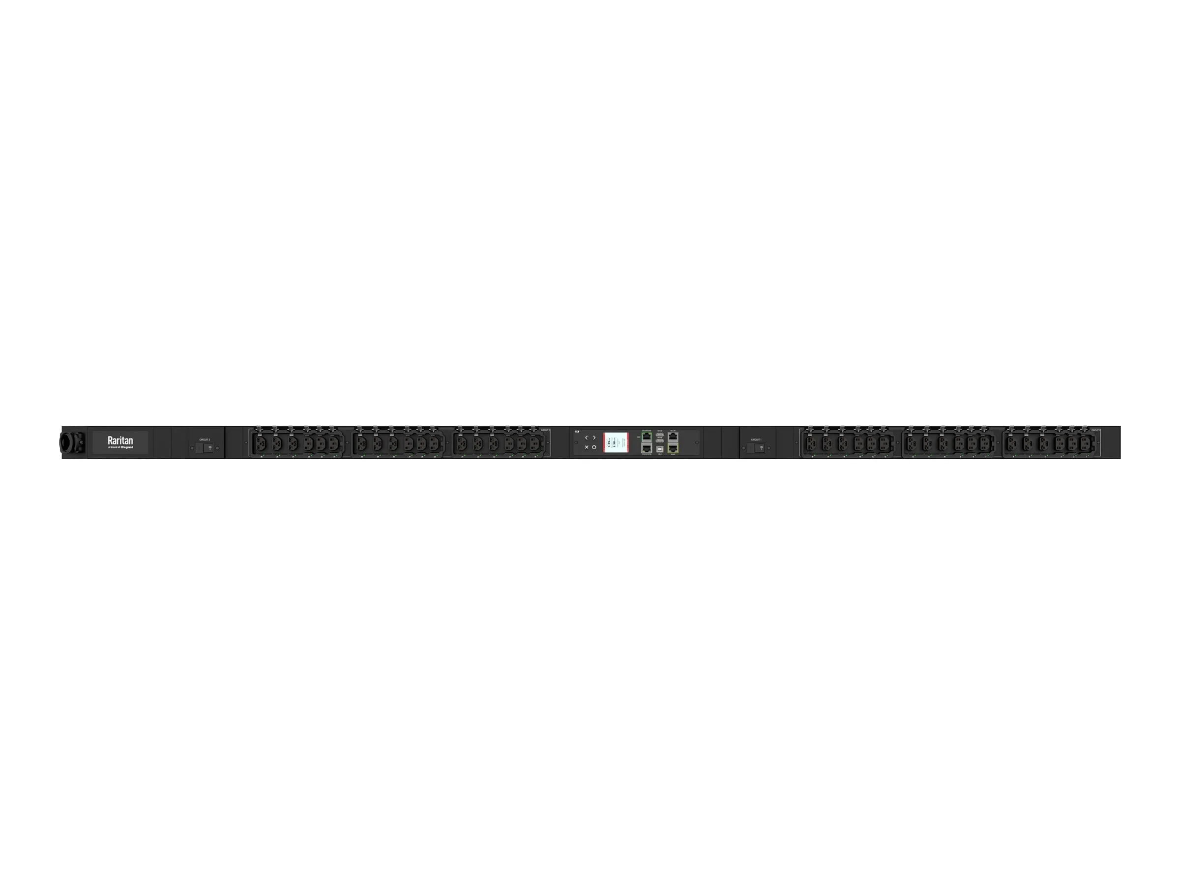 Raritan PX4-131A-E7 - Power distribution strip (rack-mountable) - 24A - AC 208 V - 5000 VA - 1-phase - RS-232, USB, Ethernet
