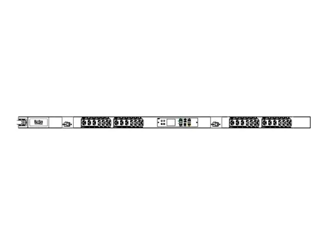 Raritan PX4-1884-E7 - Power distribution strip (rack-mountable) - 24A - AC 208 V - 5000 VA - 1-phase - RS-232, USB, Ethernet PX4-1884-E7K2
