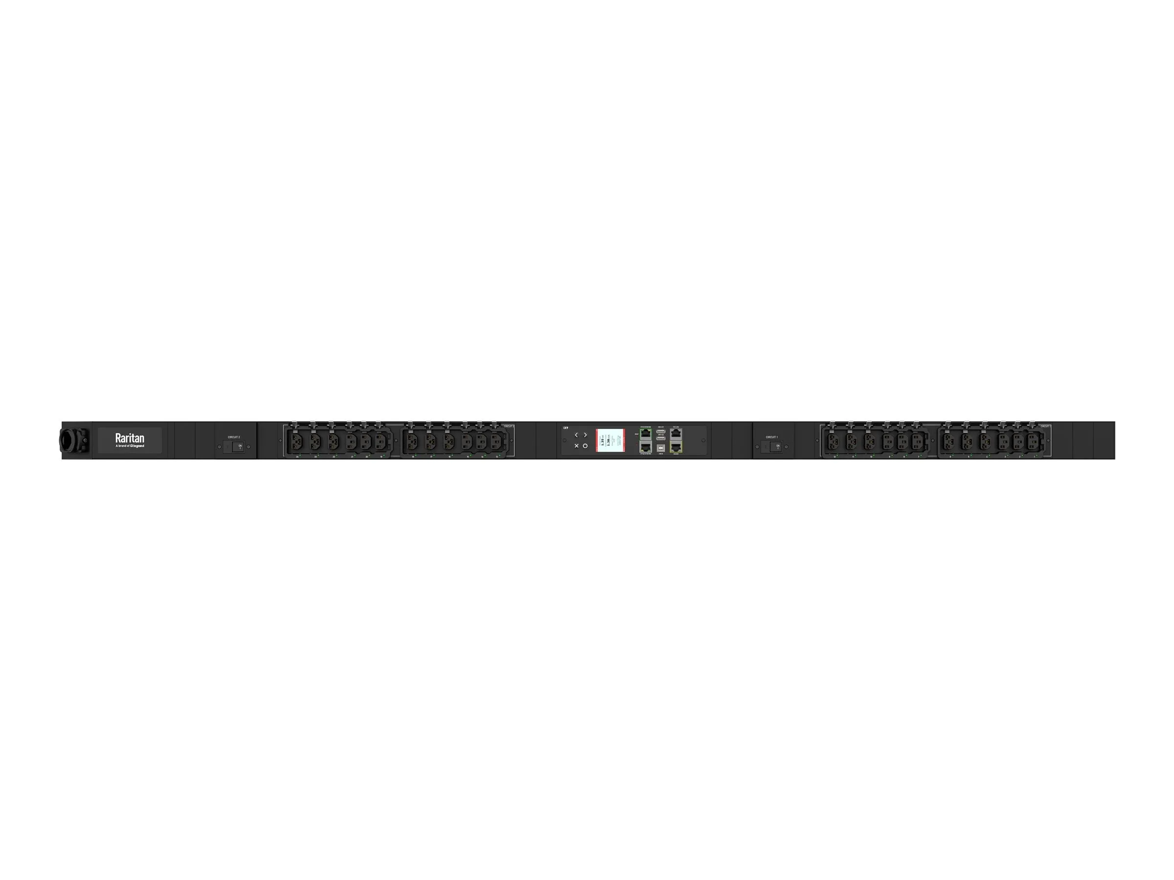 Raritan PX4-5884-E7 - Power distribution strip (rack-mountable) - 24A - AC 208 V - 5000 VA - 1-phase - Ethernet 10/100/1000, PX4-5884-E7K01