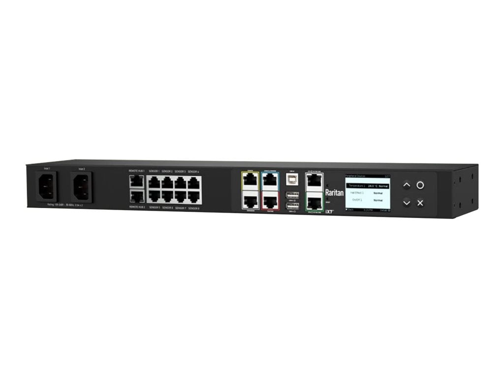 Raritan Smart Rack Controller SRC-0800 - Environment monitoring device - 1GbE - 1U - rack-mountable