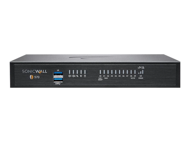 SonicWall TZ Series (Gen 7) TZ570 - Security appliance - with 3 years Essential Protection Service Suite and Cloud Secure Edge 03-SSC-3019