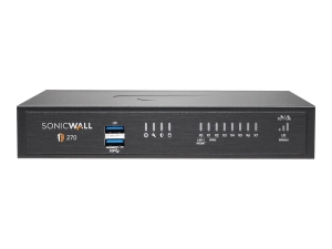 SonicWall TZ270 - Advanced Edition - security appliance - with 3 years TotalSecure - 1GbE - desktop 02-SSC-6840