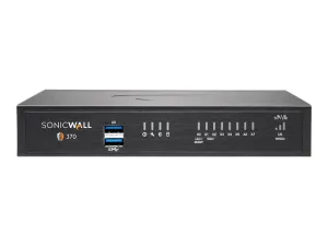 SonicWall TZ370 - Threat Edition - security appliance - with 3 years TotalSecure - 1GbE - desktop 02-SSC-7283