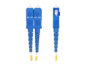 StarTech.com 1m (3ft) LC to SC (UPC) OS2 Single Mode Duplex Fiber Optic Cable, 9/125ï¿½m, Laser Optimized, 10G, Bend Insensitive, SMLCSC-OS2-1M
