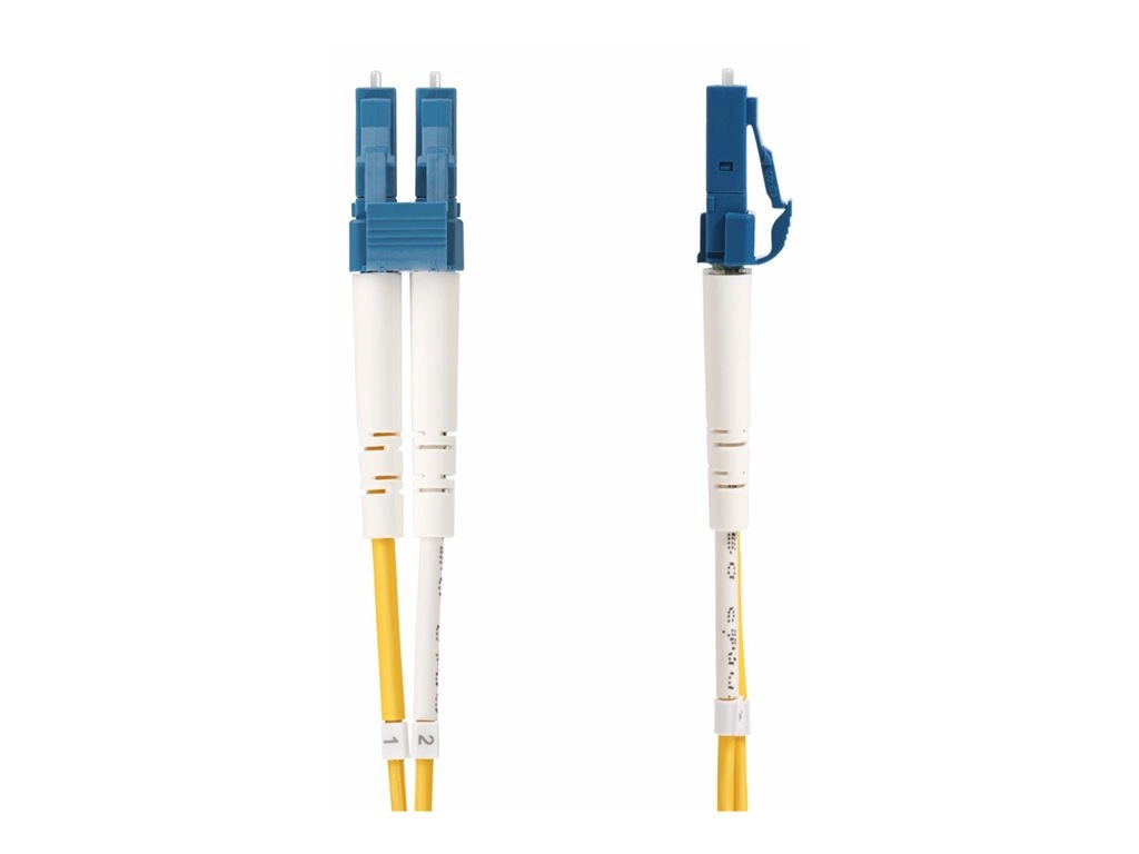 StarTech.com 1m (3ft) LC to SC (UPC) OS2 Single Mode Duplex Fiber Optic Cable, 9/125ï¿½m, Laser Optimized, 10G, Bend Insensitive, SMLCSC-OS2-1M