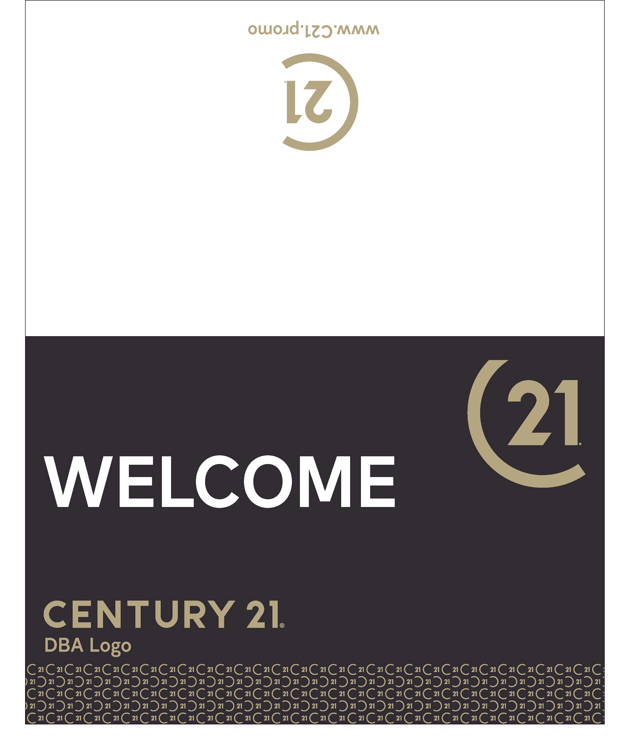 Table Tent x 5 - WELCOME