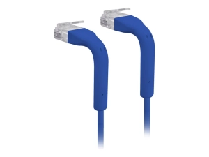 Ubiquiti UniFi - Patch cable - RJ-45 (M) to RJ-45 (M) - 6.6 ft - 0.1 in - CAT 6 - booted, indoor - blue U-CABLE-PATCH-2M-RJ45-BL